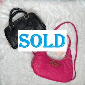 Juicy Couture Pink and Black Bags
